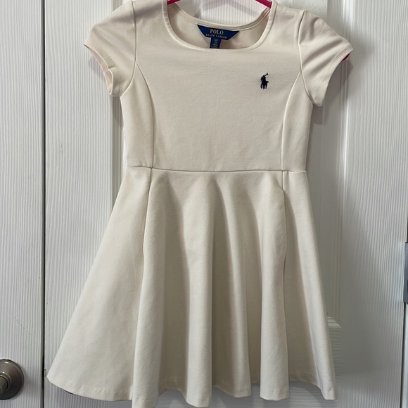 White polo girls dress (gently used) - Picture 7 of 8